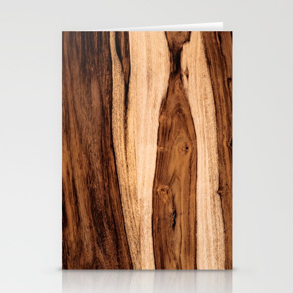 Sheesham Wood Grain Texture, Close Up Stationery Cards