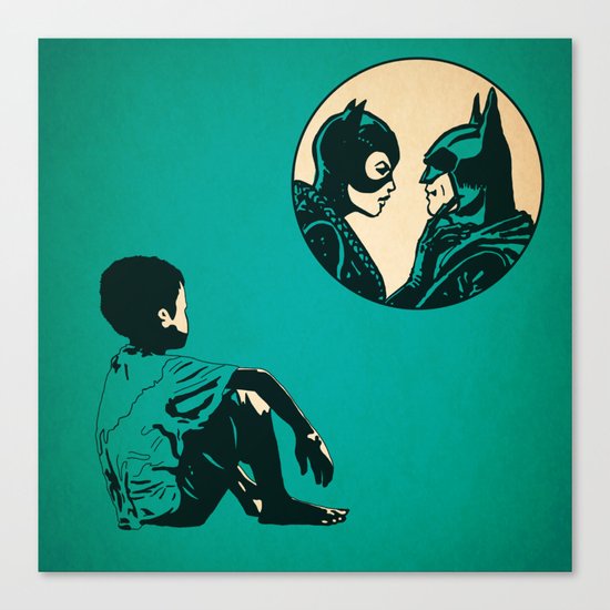 Watching Wild Life Canvas Print