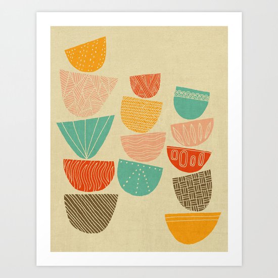 Stacks Art Print
