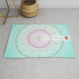 Mandala - Love & Loved Area & Throw Rug