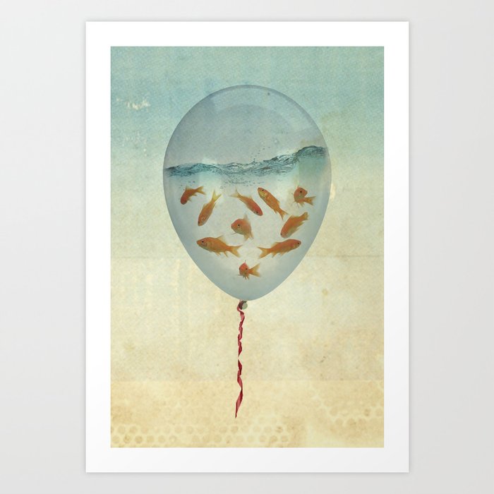 balloon fish 03 Art Print