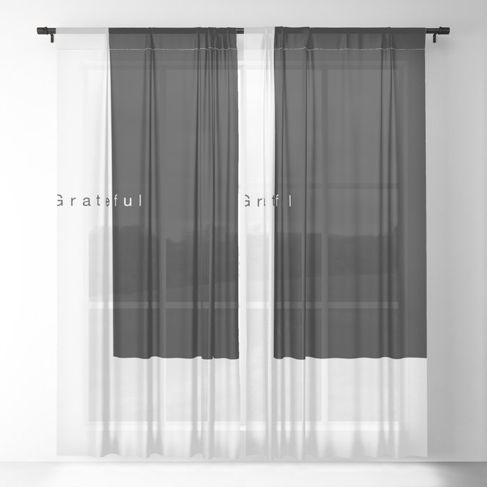 Grateful Sheer Curtain