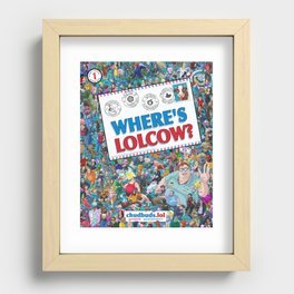 Where's Lolcow? Recessed Framed Print