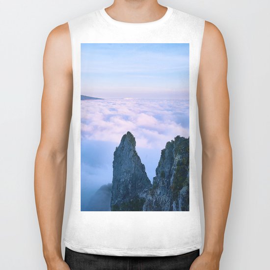 Nature's Cotton Candy Biker Tank