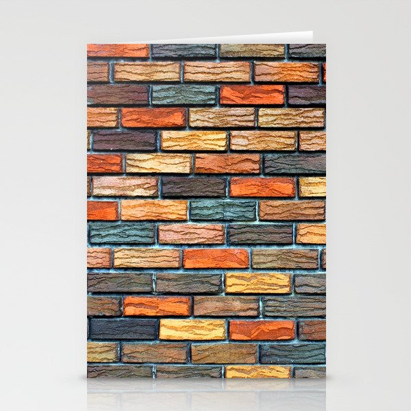 Colorful Wall Retro Trendy Collection Stationery Cards