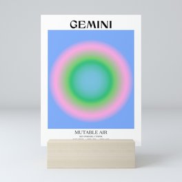 Gemini Gradient Print Mini Art Print