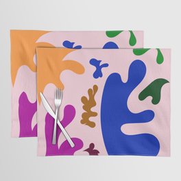 8 Henri Matisse Inspired 220527 Abstract Shapes Organic Valourine Original Placemat