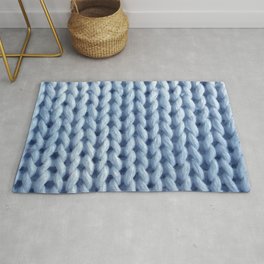 knitwit: baby blue Rug