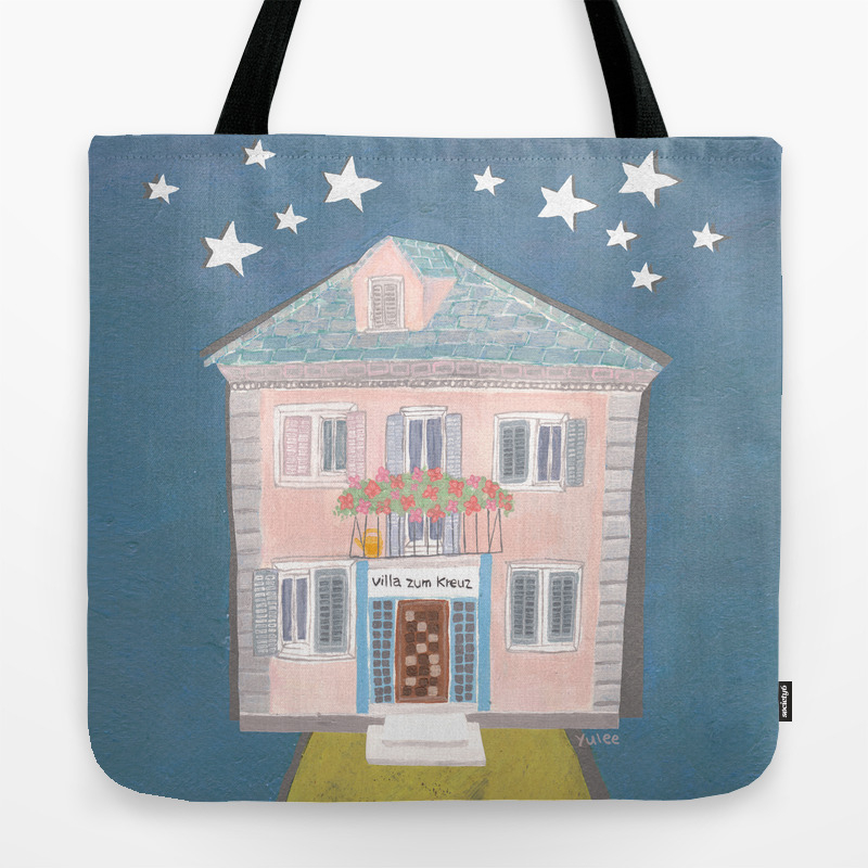 starry night tote bag