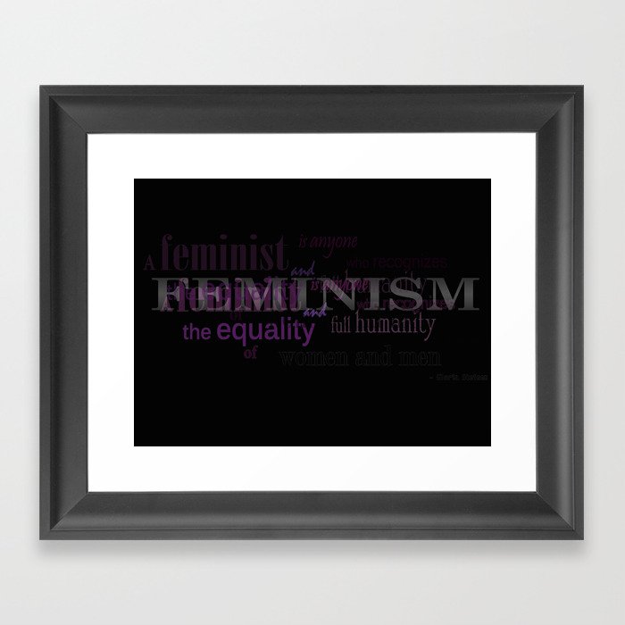 Feminism Framed Art Print