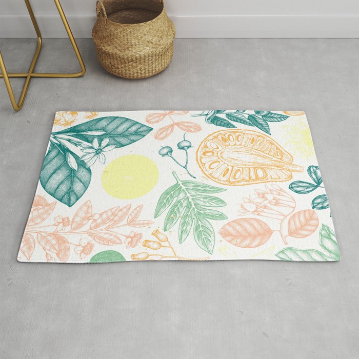 Exotic Plant Poster Rug