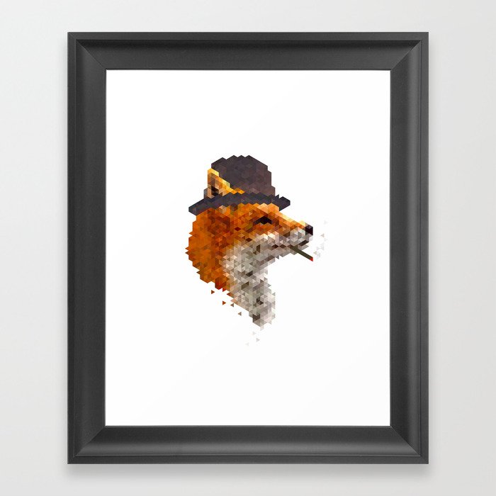 Gentlemen's instinct # Fox Framed Art Print