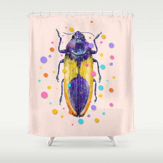 INSECT IX Shower Curtain