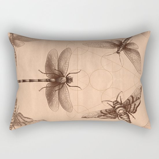 Dark Insect's Black Magic Rectangular Pillow