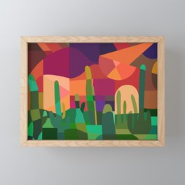 Botanical Wonderland - Cactus Garden Bybrije Framed Mini Art Print