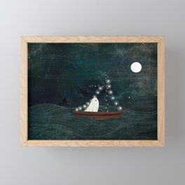 Ghost Boat Ride Framed Mini Art Print