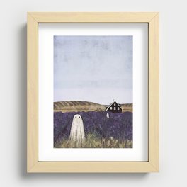 Lavender Fields Recessed Framed Print
