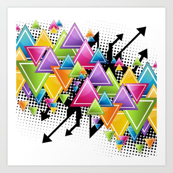 Vector Funk! Art Print