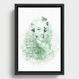 Voltaire Framed Canvas