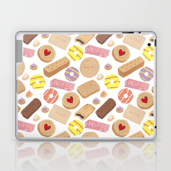British Biscuits Laptop & iPad Skin