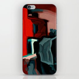 Red Night, Thoughts, 1929 by Oscar Bluemner iPhone Skin