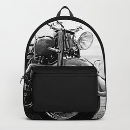 Motorcycle-B&W Backpack