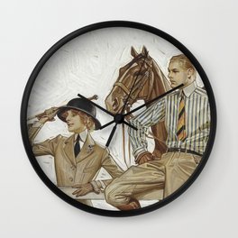 The Equestrian Life Wall Clock