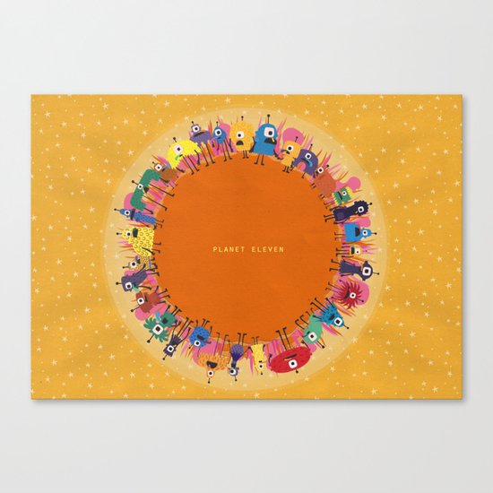 Planet Eleven Canvas Print