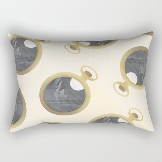 Burning the Midnight Oil Rectangular Pillow