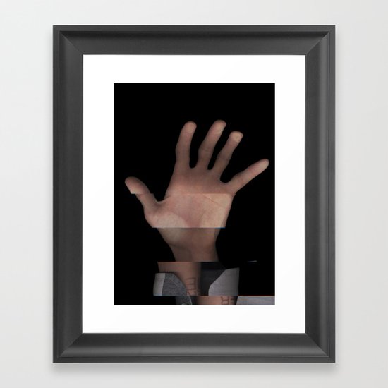 Hands On #1 (Series) Framed Art Print