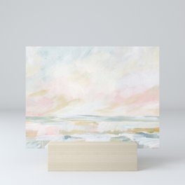 Golden Hour - Pastel Seascape Mini Art Print