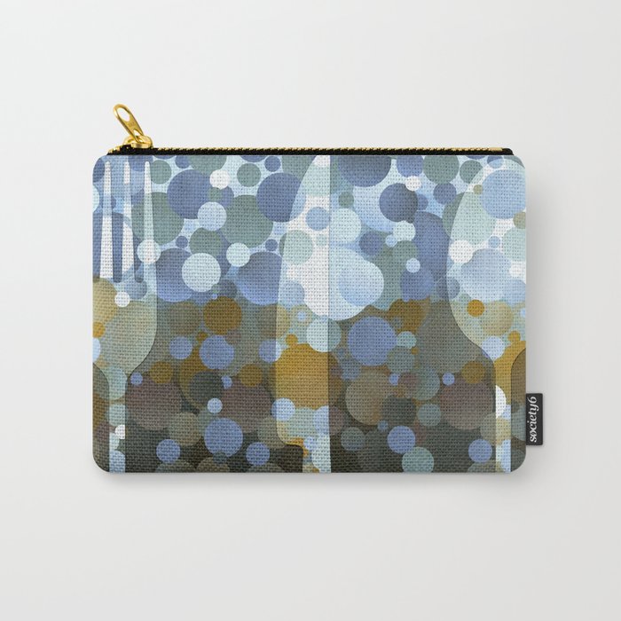 Modern Cutlery Kitchen Decor Art by Sharon Cummings Carry-All Pouch