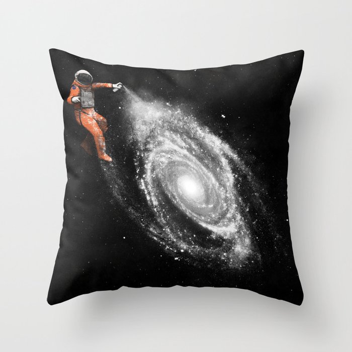 Space Art Throw Pillow