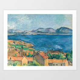 Paul Cezanne - Bay of Marseille, Seen from L'Estaque Art Print