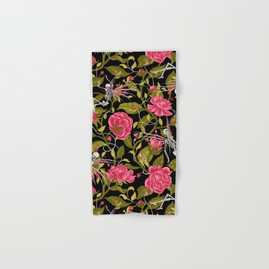 Death of Summer (black and rose) Hand & Bath Towel