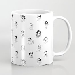100 Portraits of Nicolas Cage, smaller pattern Coffee Mug