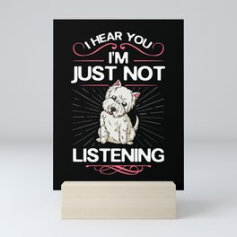 West Highland Terrier Gift Westie Dog Mini Art Print