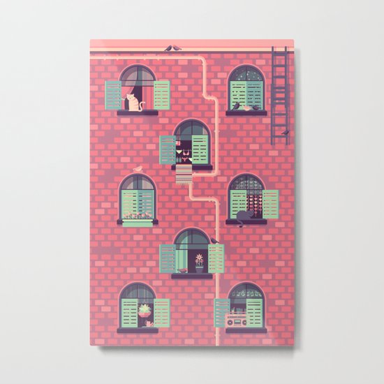 Neighborhood Metal Print