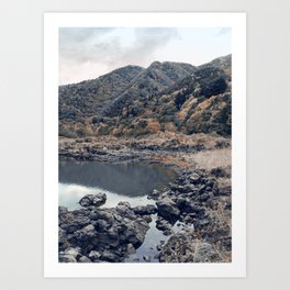 Sierra III Art Print | Lake, Sierra, Photo, Color, Japan, Rocks, Nature, Peaks, Digital, Mountains 