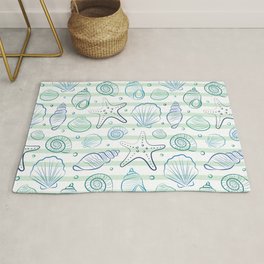 Seashell Drawing Rugs For Any Room Or Decor Style Society6