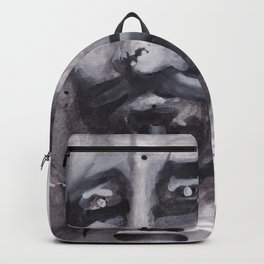 Dark Frequencies Backpack | Ink, Dark, Upyro, Watercolor, Painting 