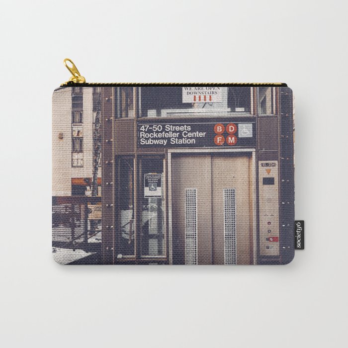 New York City NYC Film Style Carry-All Pouch