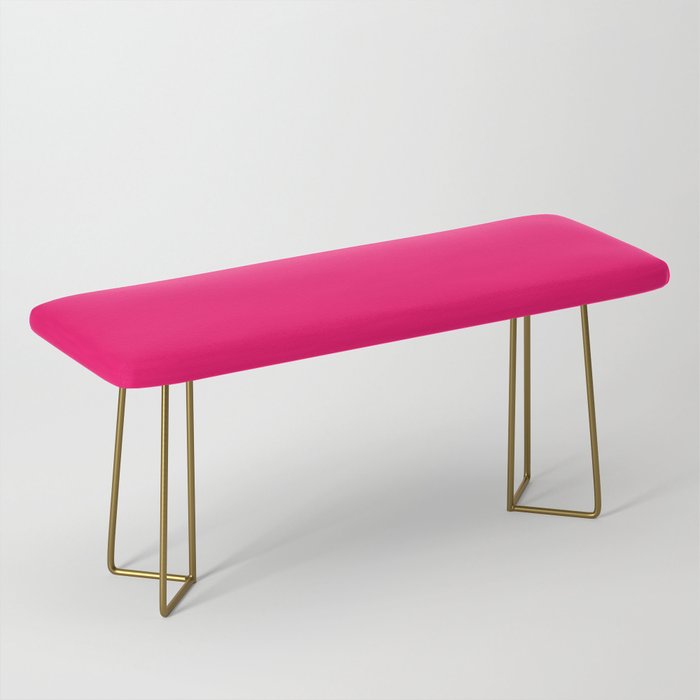 Hot top pink bench