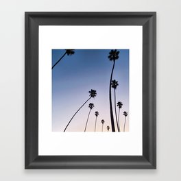 Los Angeles Palms Framed Art Print