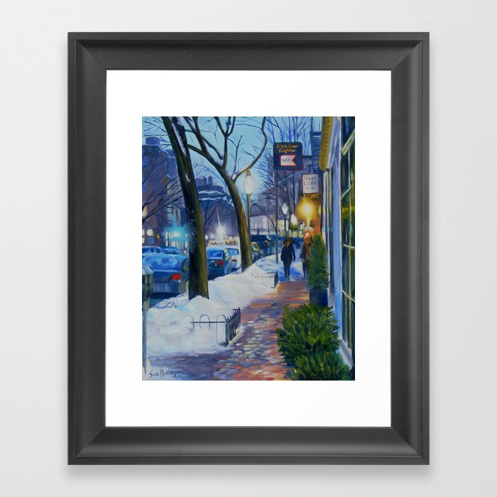 Charles Street Boston Framed Art Print