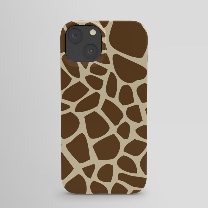 Giraffe Print Pattern iPhone Case