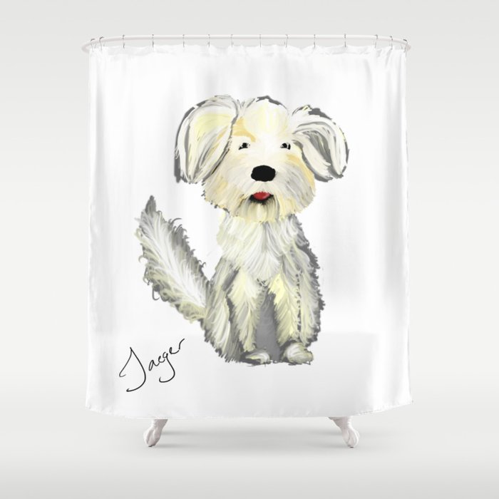 Personalized Art - Jager Shower Curtain