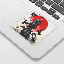 Unstoppable Samurai Warrior Sticker