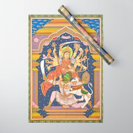 Goddess Durga Mahisasuramardini  Wrapping Paper
