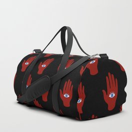 Solid Hand-eye (red) Duffle Bag